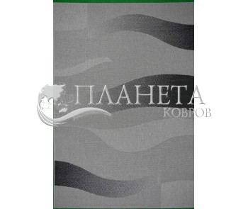 Безворсовый ковер Natura 20212-420 Silver-Black - высокое качество по лучшей цене в Украине